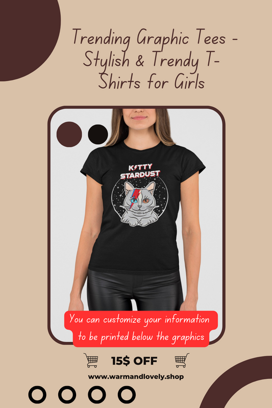 Trending Graphic Tees - Stylish & Trendy T-Shirts for Girls